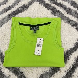 Green neon Ralph Lauren tank